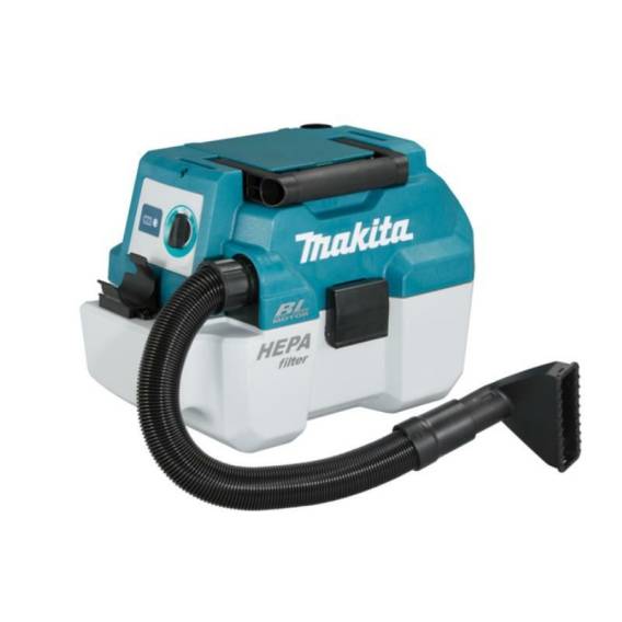 Obrázok pre Makita DVC750LZX1 odstraňovač prachu Modrá, Bílá 7,5 l 55 W