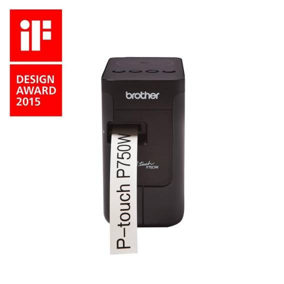 Obrázok pre Brother PT-P750W tiskárna štítků 180 x 180 DPI 30 mm/s Kabelový a bezdrátový HSE/TZe Wi-Fi