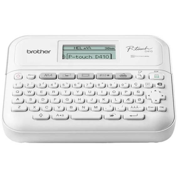 Obrázok pre Brother PT-D410VP tiskárna štítků ZINK (Zero-Ink) 180 x 180 DPI Kabel TZe QWERTY
