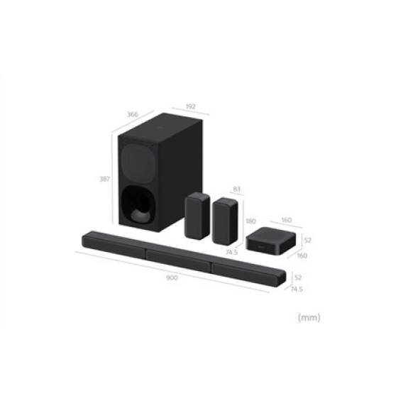 Obrázok pre Sony HT-S40R Černá 5.1 kanály/kanálů 600 W