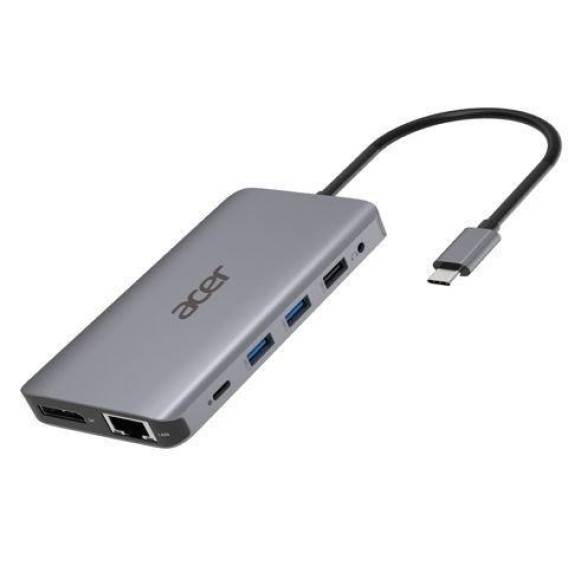 Obrázok pre Acer 12-in-1 Type-C Dongle Kabel USB 3.2 Gen 1 (3.1 Gen 1) Type-C Stříbrná