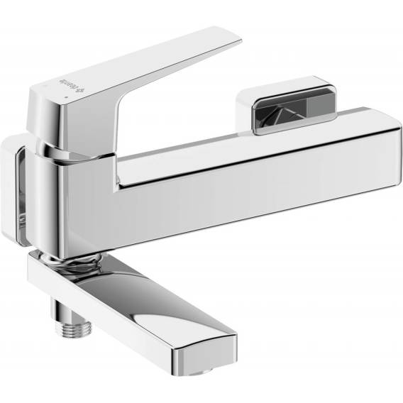 Obrázok pre Wall-mounted bathtub mixer - with folding spout