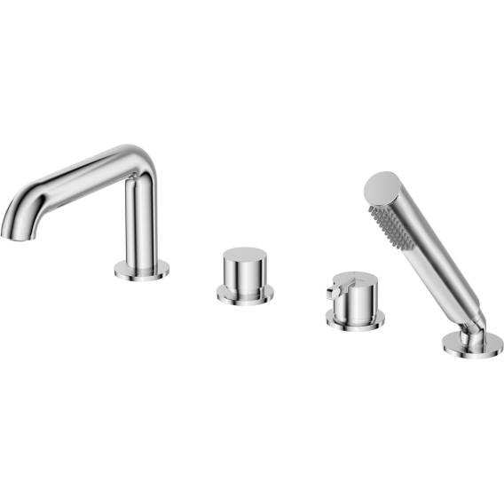 Obrázok pre 4-hole bath mixer with shower set