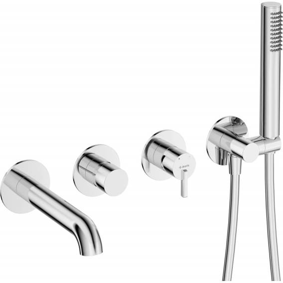 Obrázok pre Concealed bath mixer with shower set