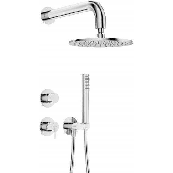 Obrázok pre Concealed shower set with overhead shower
