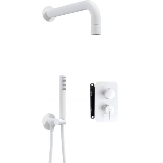 Obrázok pre Concealed shower set with mixer BOX - with hand shower