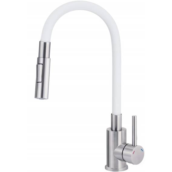 Obrázok pre Kitchen faucet with bent spout - 2 types of spray