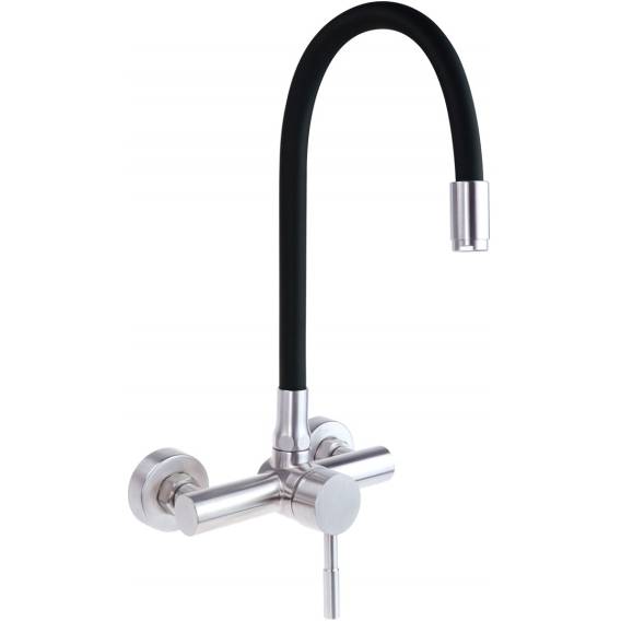 Obrázok pre Wall-mounted kitchen faucet with bent spout