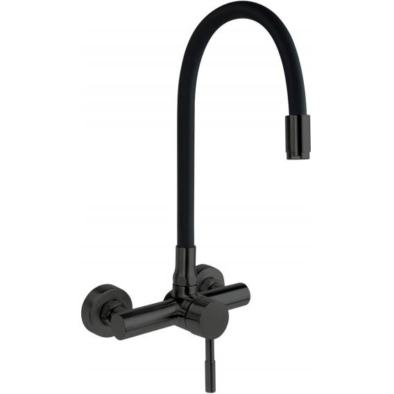 Obrázok pre Wall-mounted kitchen faucet with bent spout