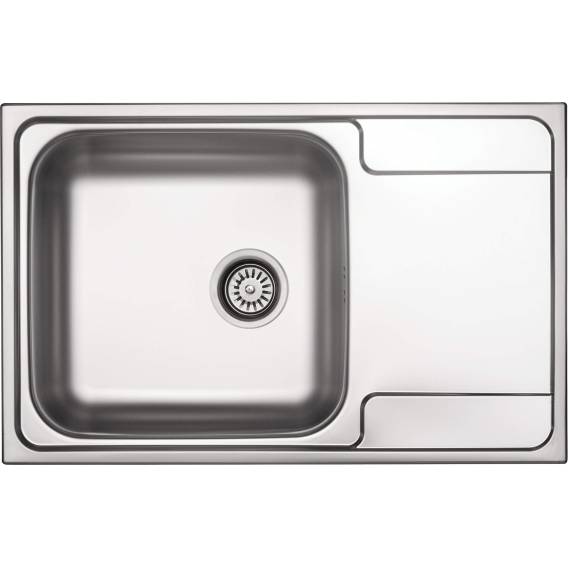 Obrázok pre 1-bowl steel sink with drainer