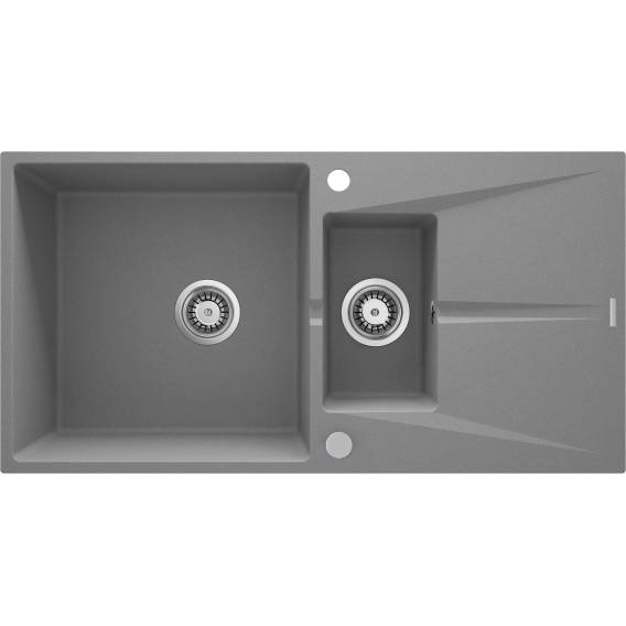 Obrázok pre 1.5-bowl granite sink with drainer