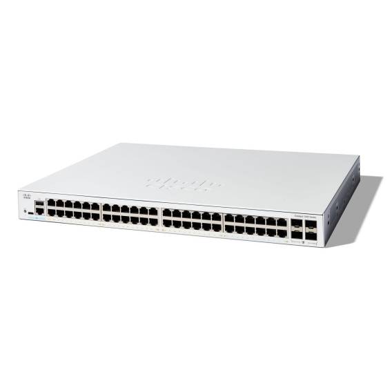 Obrázok pre Cisco C1200-48T-4G síťový přepínač Řízený L2/L3 Gigabit Ethernet (10/100/1000) Bílá
