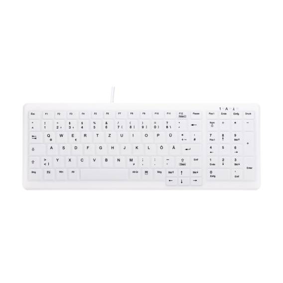 Obrázok pre Contour Design Active Key AK-C7000 klávesnice Lékařský USB QWERTZ Německý Bílá