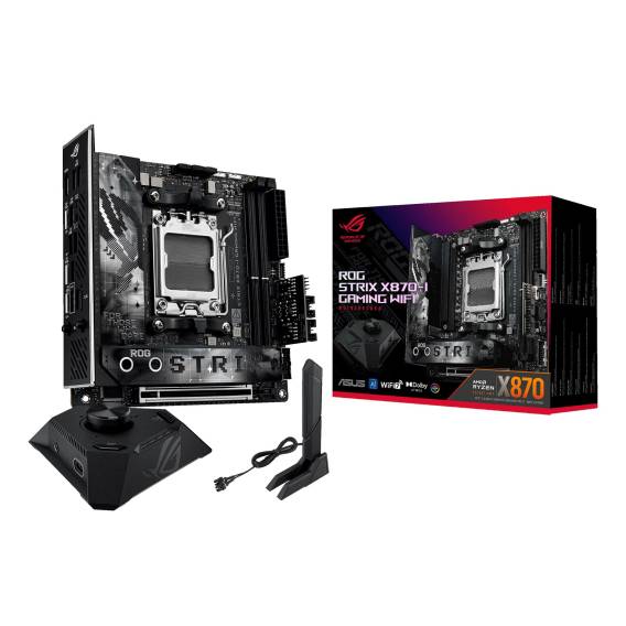 Obrázok pre ASUS ROG STRIX X870-I GAMING WIFI AMD X870 Zásuvka AM5 Mini ITX