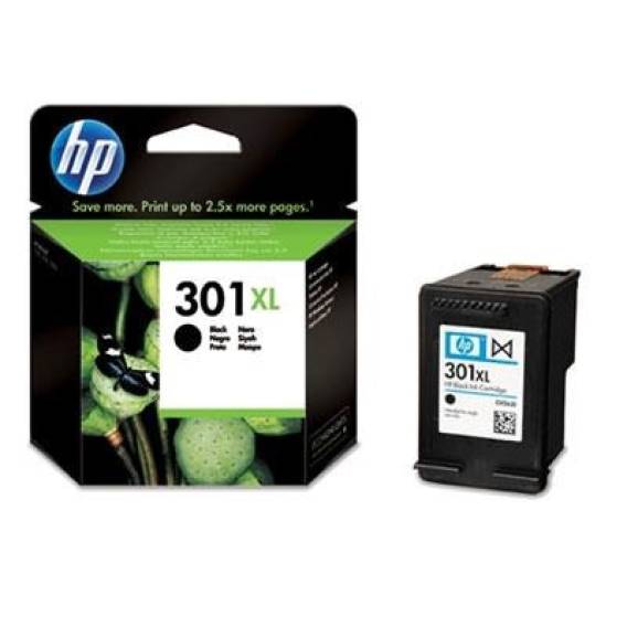 Obrázok pre HP 301XL Černá originální inkoustová kazeta s vysokou výtěžností