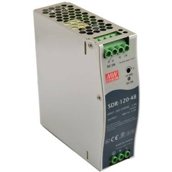 Obrázok pre Pulsar SDR-120-48 DIN Rail Switching Power Supply