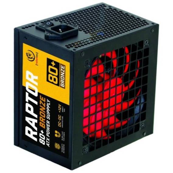 Obrázok pre ATX Power Supply Rebeltec RAPTOR 500W, BRONZE 80+, Single Rail, DC-DC