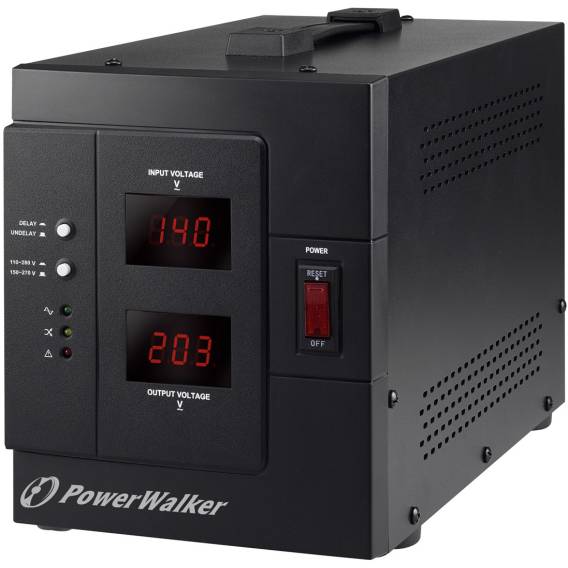 Obrázok pre PowerWalker AVR 3000 SIV FR regulátor napětí 1 AC zásuvky / AC zásuvek 110-280 V Černá
