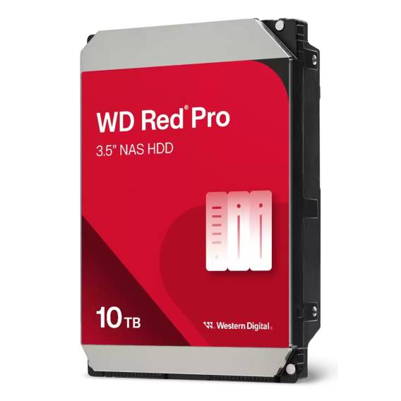 Obrázok pre Western Digital Red Pro vnitřní pevný disk 10 TB 7200 ot/min 512 MB 3.5" Serial ATA III