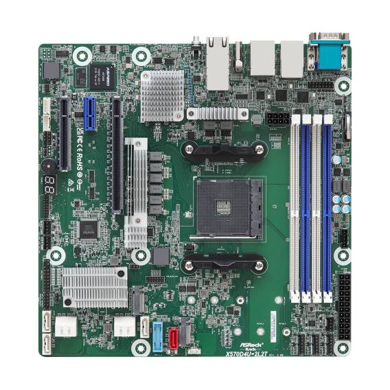Obrázok pre Asrock X570D4U-2L2T/BCM základní deska AMD X570 Socket AM4 Micro ATX