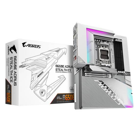 Obrázok pre GIGABYTE B650E AORUS STEALTH ICE základní deska AMD B650 Zásuvka AM5 ATX