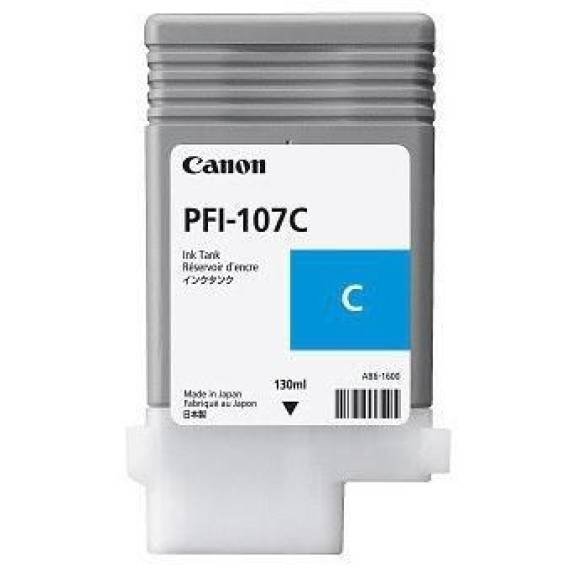 Obrázok pre Canon PFI-107C inkoustová náplň 1 kusů Originální Azurová