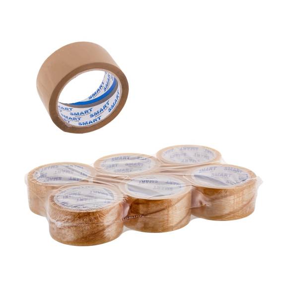 Obrázok pre BSTech Solventní lepicí páska šedá 48 mm x 60 m 6 kusů