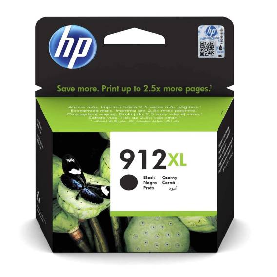 Obrázok pre HP 912XL Černá originální inkoustová kazeta s vysokou výtěžností