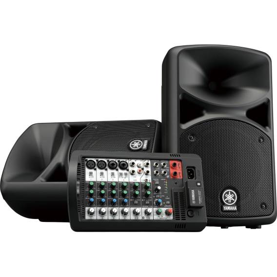 Obrázok pre Yamaha Stagepas 400BT - přenosný PA systém s 8kanálovým mixérem a vestavěným výkonovým zesilovačem