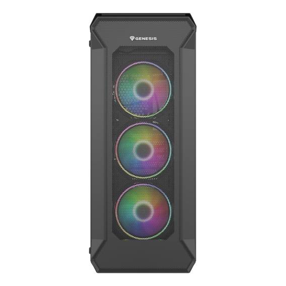 Obrázok pre GENESIS Irid 505 ARGB Midi Tower Černá, Průhledná