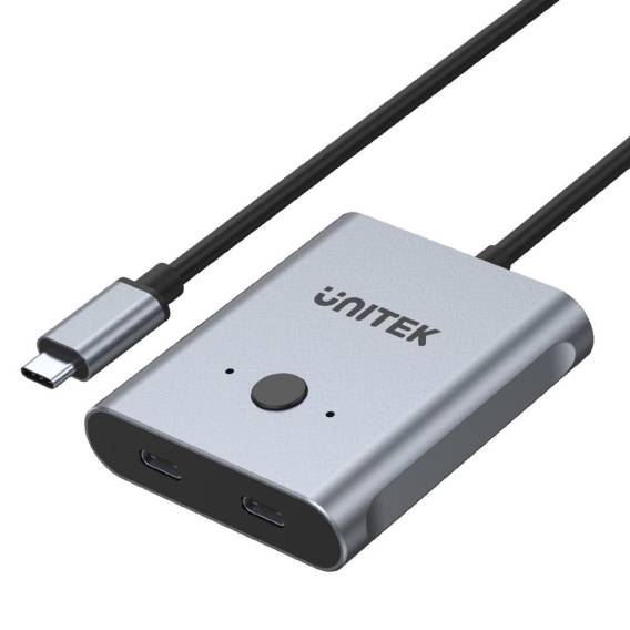 Obrázok pre UNITEK D1078A rozbočovač rozhraní USB 3.2 Gen 1 (3.1 Gen 1) Type-C Šedá