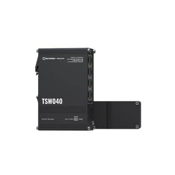 Obrázok pre Teltonika NETWORKS TSW040 8-Port PoE+ Switch Nespravované Fast Ethernet (10/100) Podpora napájení po Ethernetu (PoE) Černá
