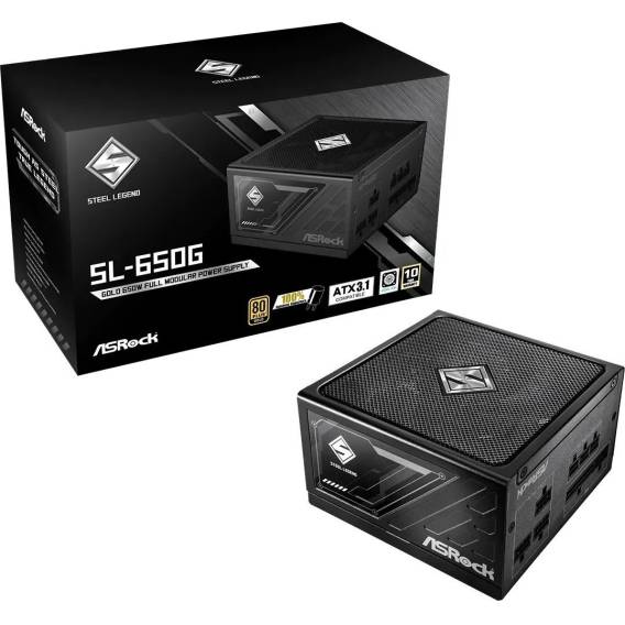 Obrázok pre Napájení ASRock STEEL LEGEND 650W 80 Plus Gold (90-UXS065-GFEAAA)