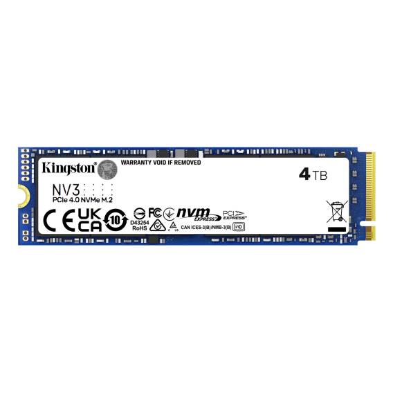 Obrázok pre Kingston Technology NV3 4 TB M.2 PCI Express 4.0 NVMe 3D NAND