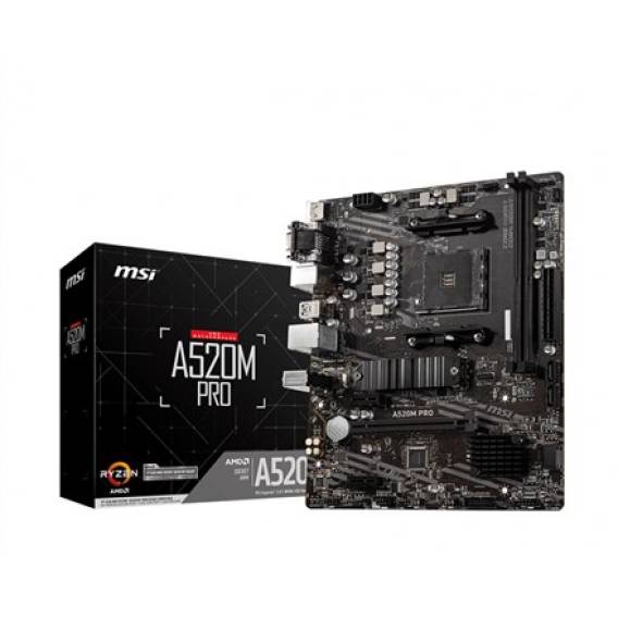 Obrázok pre MSI A520M PRO základní deska AMD A520 Socket AM4 Micro ATX