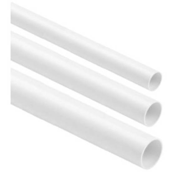 Obrázok pre Rigid, smooth electrical installation pipe WHITE RL-28 2m (PACK of 25pcs)