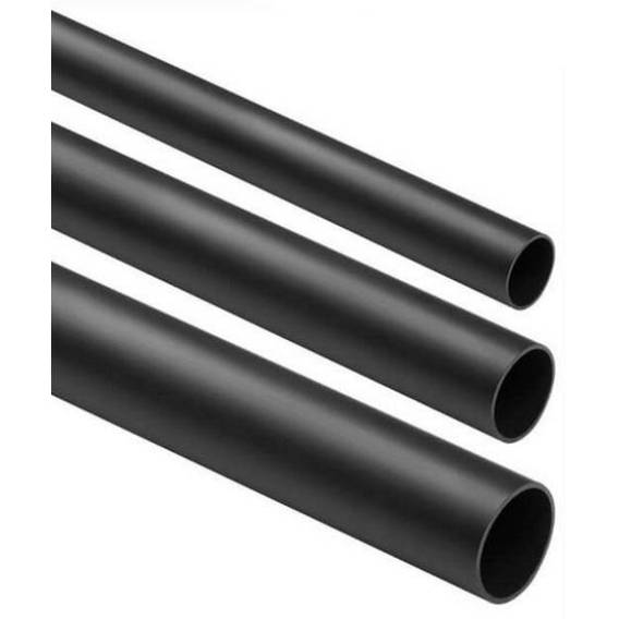 Obrázok pre Rigid, smooth wiring pipe BLACK CRL-20 2m (PACK OF 25pcs)