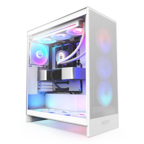 Obrázok pre NZXT H7 Flow RGB Midi Tower Bílá