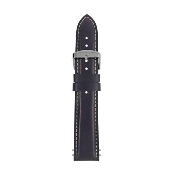 Obrázok pre Zeppelin leather strap black, 22 mm