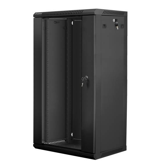 Obrázok pre Lanberg WF01-6422-10B rack 22U Nástěnný regál Černá