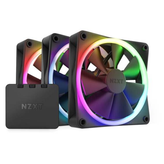 Obrázok pre NZXT F120 RGB Triple Pack Počítačová skříň Ventilátor 12 cm Černá 3 kusů
