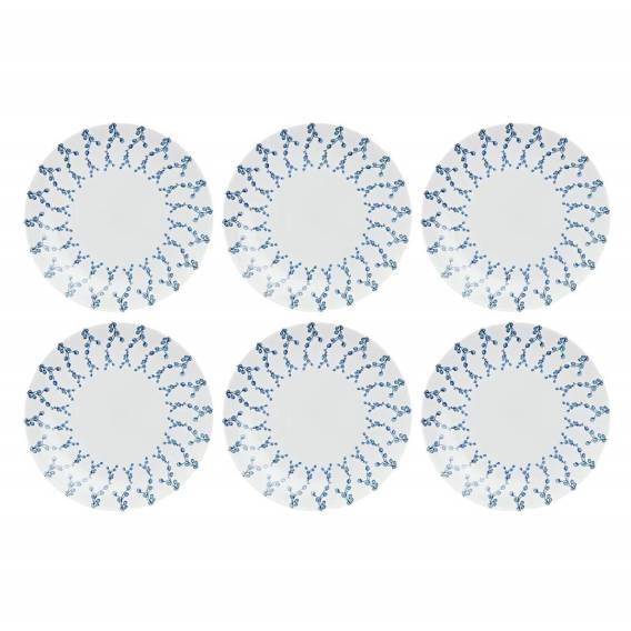 Obrázok pre ROSE&TULIPANI ONIRIA Set of 6 dinner plates 27 cm