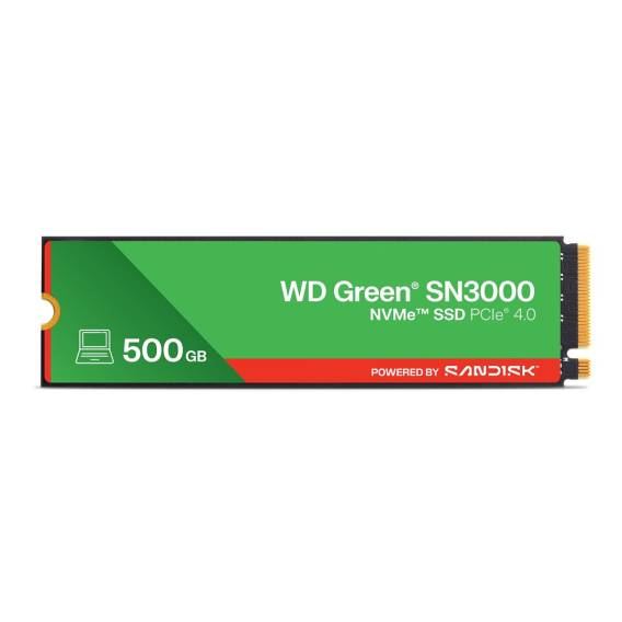 Obrázok pre SanDisk SN3000 500 GB M.2 PCI Express 4.0 NVMe QLC 3D NAND (WDS500G4G0E)