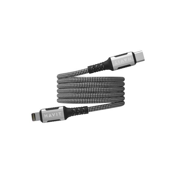 Obrázok pre Havit CB6298 - Magnetický kabel USB typu C-Lightning, 1 m (černý)