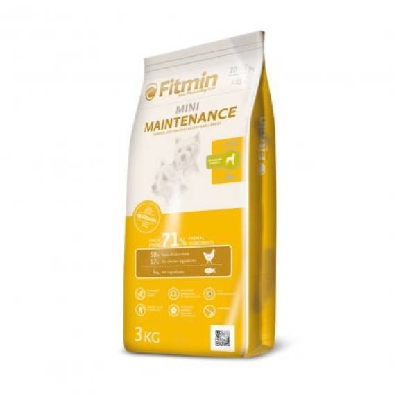 Obrázok pre FITMIN Dog Mini Maintenance - suché krmivo pro psy - 3 kg