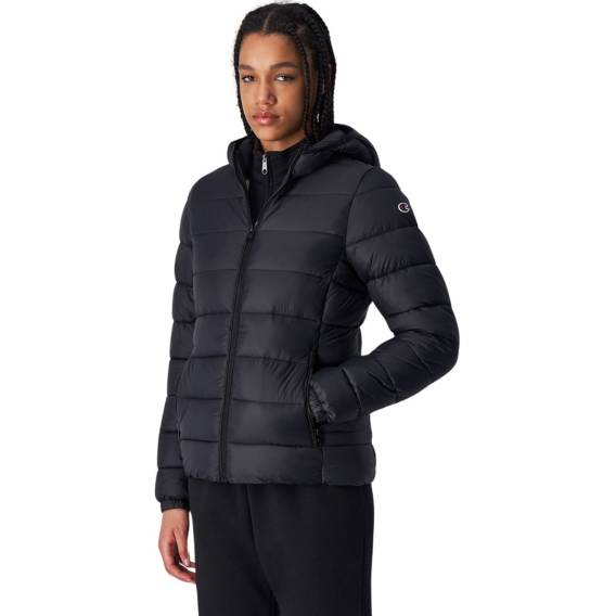 Obrázok pre Champion Hooded Polyfilled Women's Jacket Black 117568 KK001 M