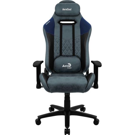 Obrázok pre Aerocool DUKE AeroSuede Univerzální herní židle Černá, Modrá