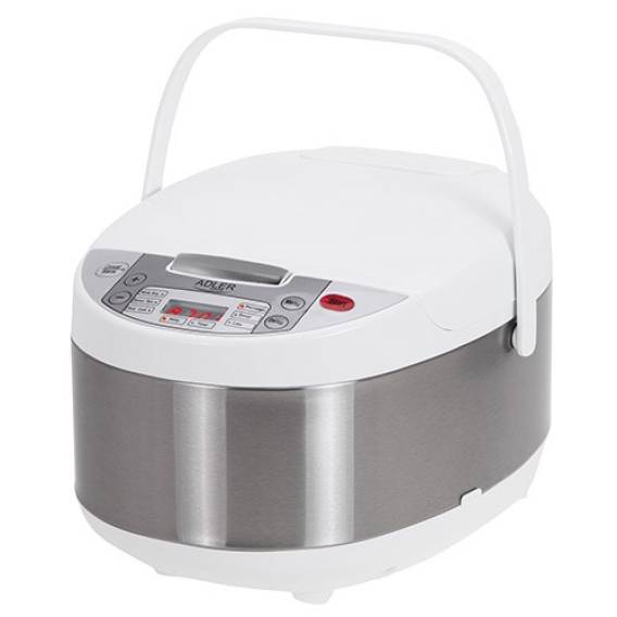 Obrázok pre Adler AD 6420 multi vařič 3,25 l 700 W Stříbrná, Bílá