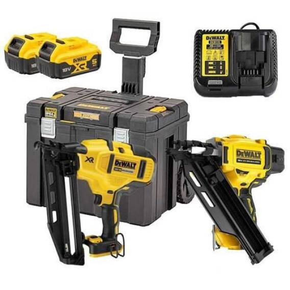Obrázok pre DEWALT. COMBO KIT 18V DCK246P2 (DCN930 + DCN660) 2x5.0Ah TSTAK