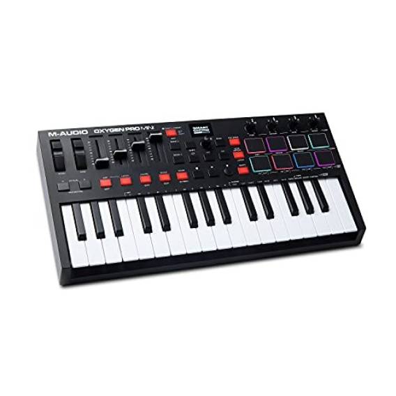Obrázok pre M-AUDIO Oxygen Pro Mini MIDI klávesový nástroj 32 klíče/klíčů USB Černá